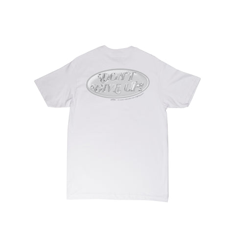Don't Give Up Chrome Tee