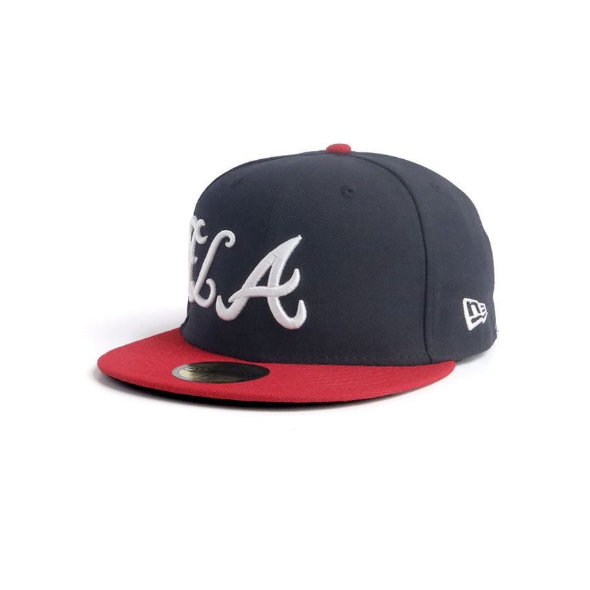 FLA x Braves New Era 59FIFTY Fitted Cap - Navy / Red