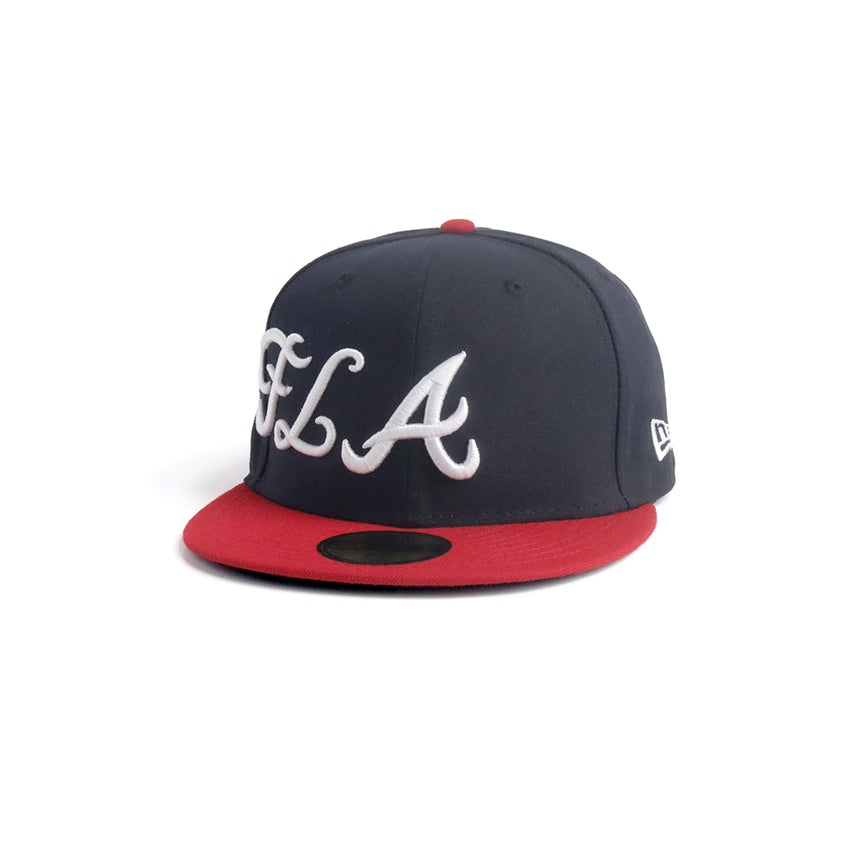 FLA x Braves New Era 59FIFTY Fitted Cap - Navy / Red